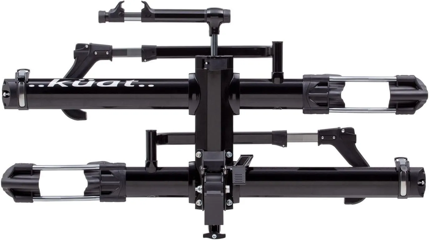 KUAT NV 2.0-1.25" - 2-Bike Hitch Rack | Robust 2-Bike Rack with Trail Doc for Riders & Cyclists | Rugged All-Metal Construction | E-Bike Compatible | Easy Installation | Built for The Long Haul