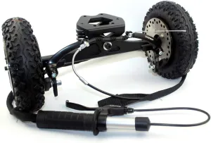 L-faster Mountainboarding Skateboard Trucks Offroad Boarding Spring Truck with Brake All Terrain Longboard Brake System