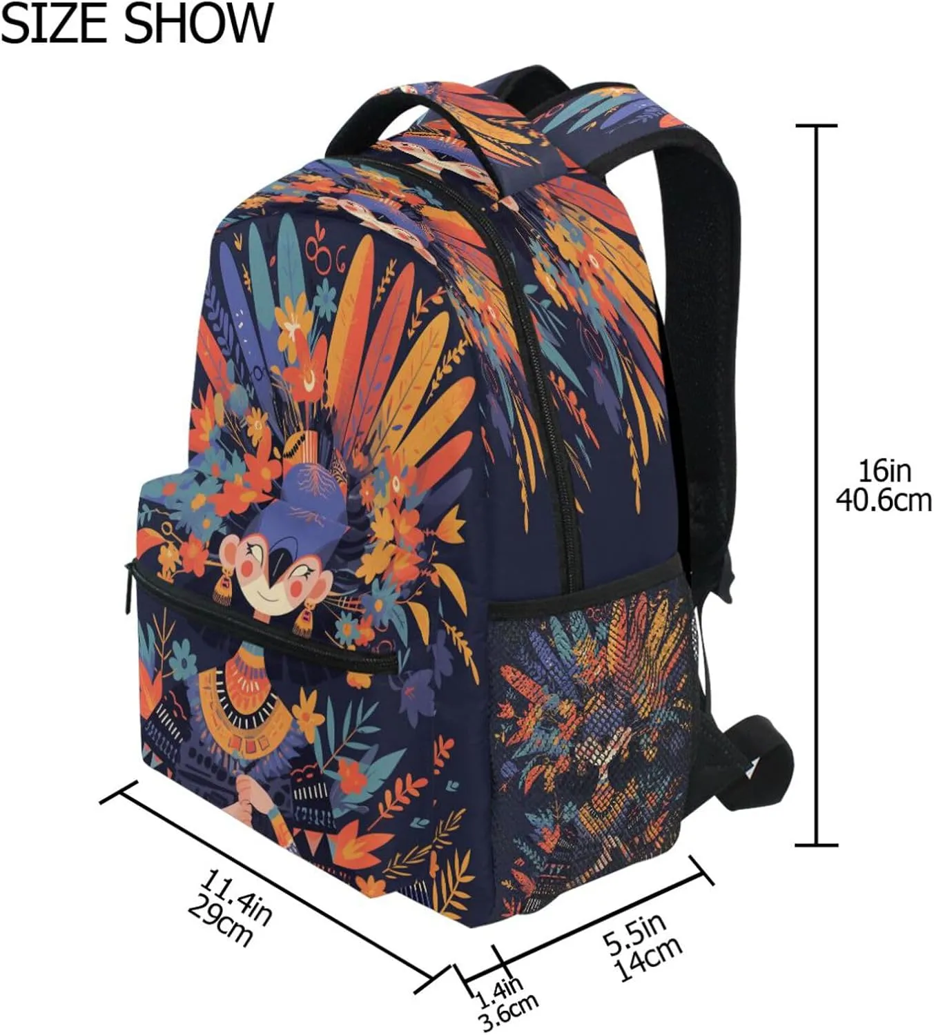 Laptop Backpack for Teens Boys Girls Waterproof School Bag with Chest Strap for College Work Dusty Miller Style