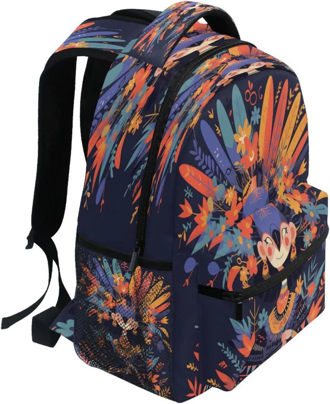 Laptop Backpack for Teens Boys Girls Waterproof School Bag with Chest Strap for College Work Dusty Miller Style