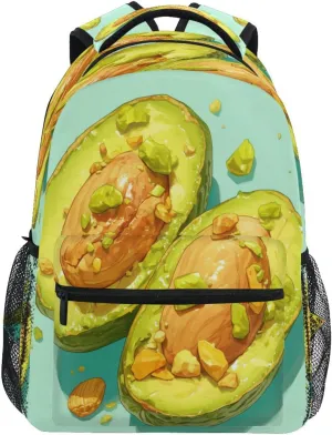 Laptop Backpack for Unisex Adult Waterproof Outdoor Backpack with Chest Strap for Travel Trip Pistachio Nut Style