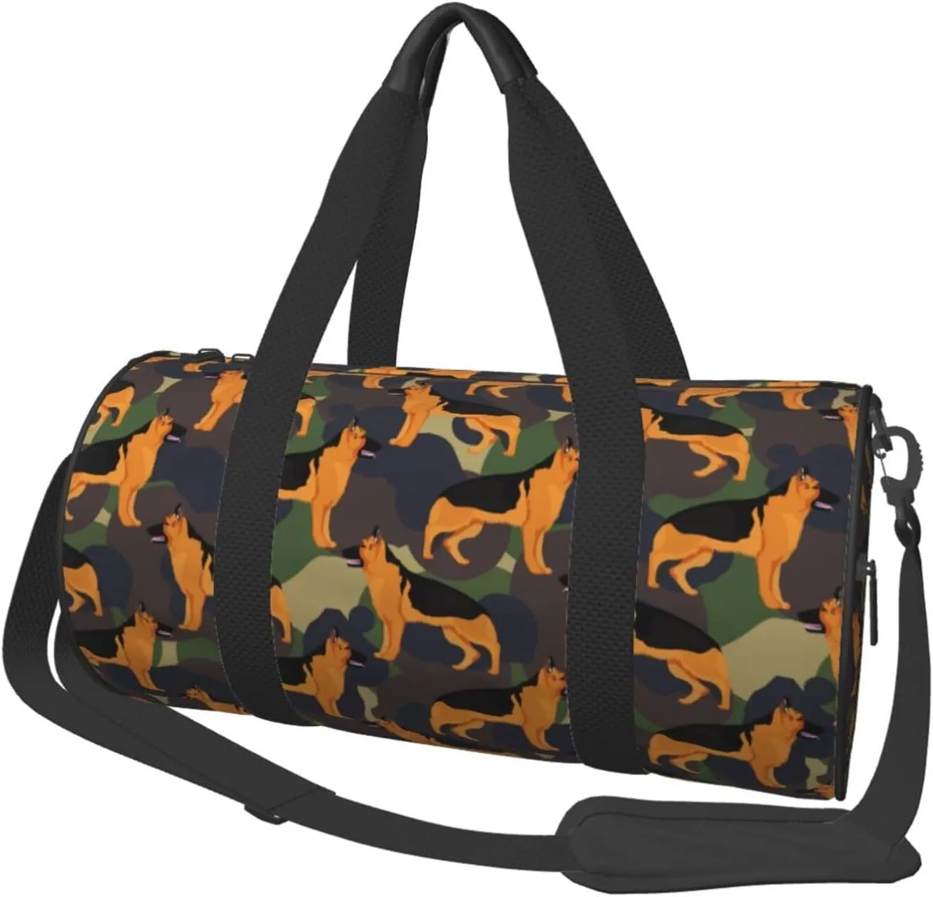 Large Duffle Bag for Travel - German Shepherd Dog(A) Gym Bag for Women Men, Foldable Travel Bags for Women Men with Zippered Multiple Pockets
