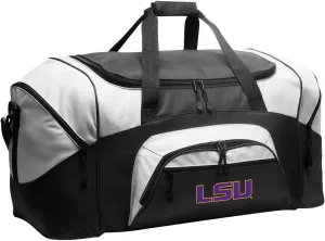 Large LSU Duffle Bag LSU Tigers Gym Bags (Black)