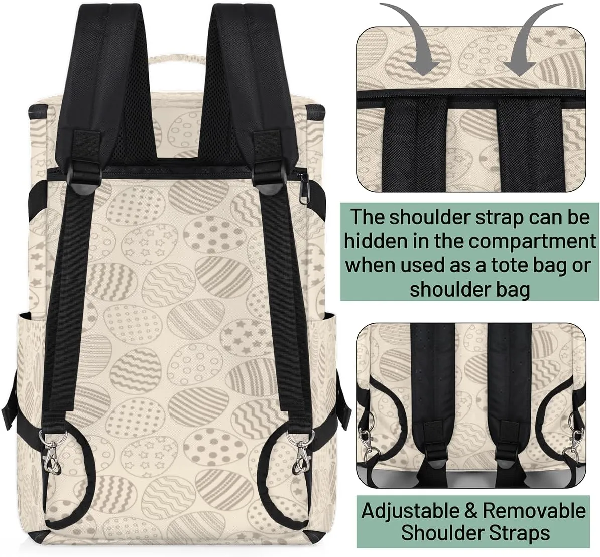 Large Sports Gym Bag With Shoe & Laptop Compartment 47L Waterproof Travel Duffel Bags for Men Women Cartoon Egg Star Luggage Backpack Duffle Bag