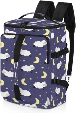 Large Sports Gym Bag With Shoe & Laptop Compartment 47L Waterproof Travel Duffel Bags for Men Women Cartoon Sheep Luggage Backpack Duffle Bag