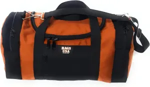 Large Triple Duffle with U Opening, Front Pocket and Two Side Compartment, Perfect Cabin Bag Made in USA.