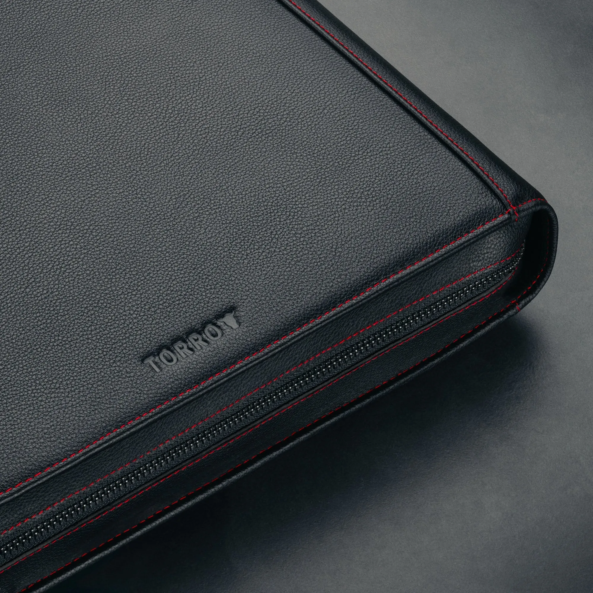 Leather Zipped A4 Conference Folder