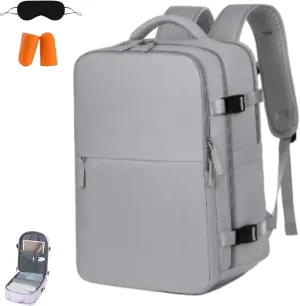 Levettevac Mochila, Levettebag, Levettevac Backpack, Expandable Large Capacity, Large Capacity Waterproof, Travel Bag (gray)