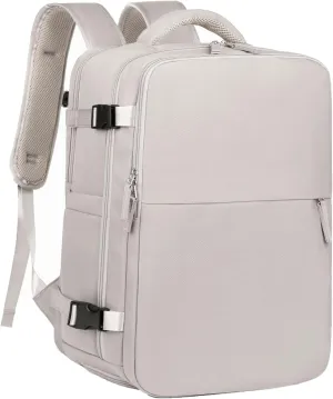 Levettevac Mochila, Levettevac Backpack, LevetteBag, Levette Bag, Large Capacity Bag with Separate Compartment (Beige)