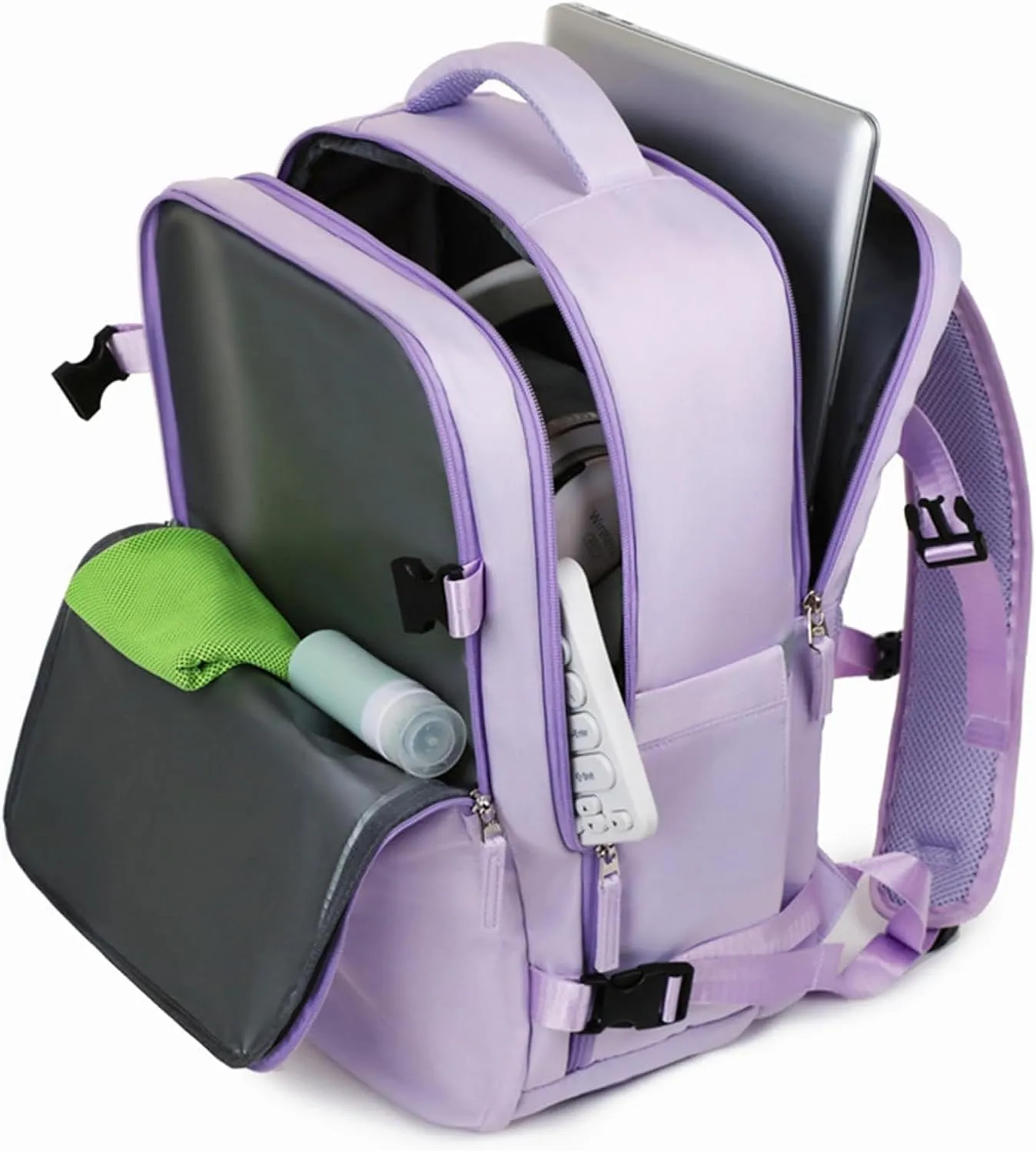 Levettevac Mochila, Levettevac Backpack, LevetteBag, Levette Bag, Large Capacity Bag with Separate Compartment (Red)