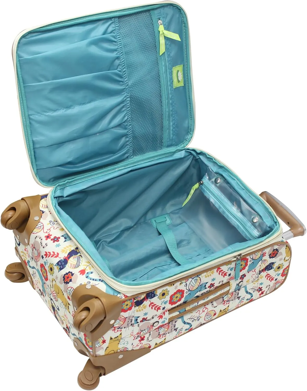 Lily Bloom 20" Exp Spinner Luggage (Furry Friends)