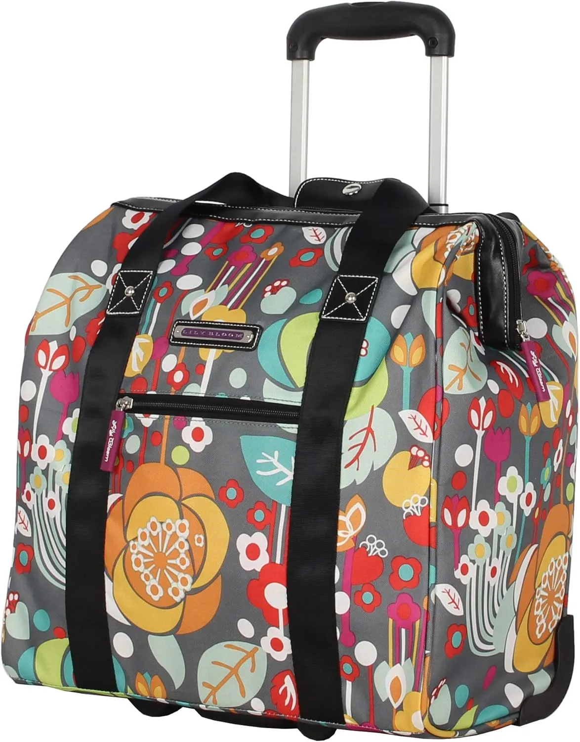Lily Bloom Luggage 3 Piece Softside Spinner Suitcase Set Collection (Bliss)