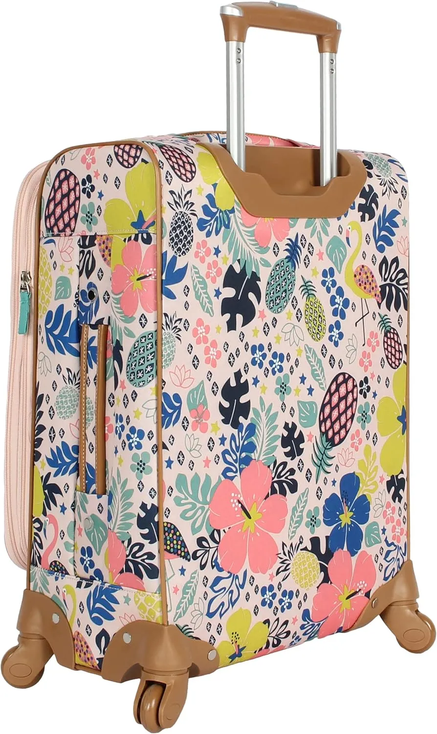Lily Bloom Luggage Sets 3 Piece with Spinner Wheels, Expandable Suitcase for Women