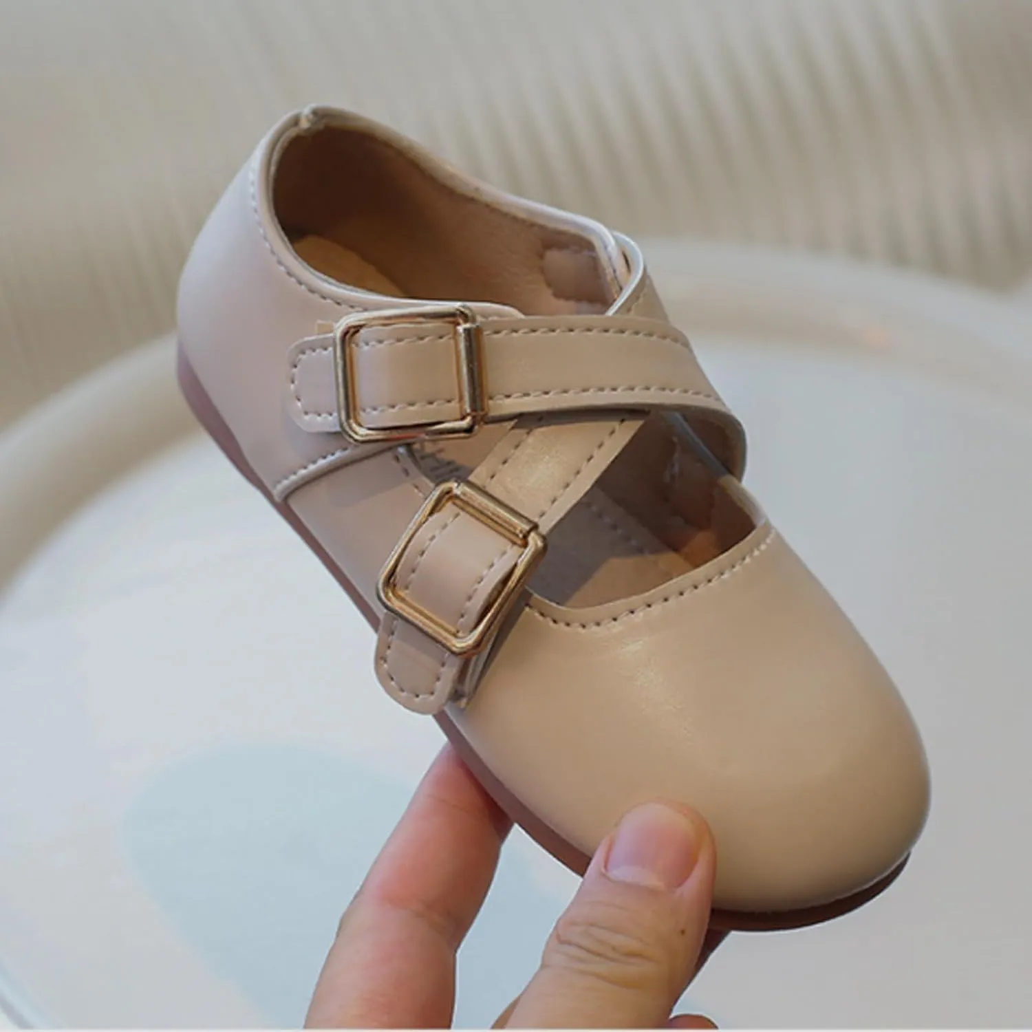 Little Girls Mary Jane School Uniform Shoes Buckle Strap Dress Flats Moccasins Toddler Dress Kids Shoes