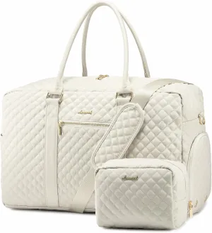 LOVEVOOK Travel Duffle Weekender Bag for Women with Shoe Compartment, Carry on Overnignt Bags with Laptop Compartment, Yoga Gym Duffel Bags with Toiletry Hospital Bag for Labor and Delivery