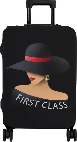 Luggage Cover Approved Travel Suitcase Protector Fashion Queen Elastic Washable Unique Themed Suitcase Covers for 21-24 Inch Luggage (M)