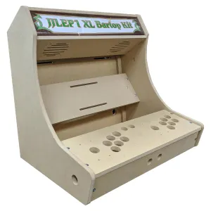 LVL23 2 Player Bartop Arcade Cabinet Kit for 19" to 23" Screens (HAPP, SANWA, or BLANK) (BLANK (No Joystick or button holes))