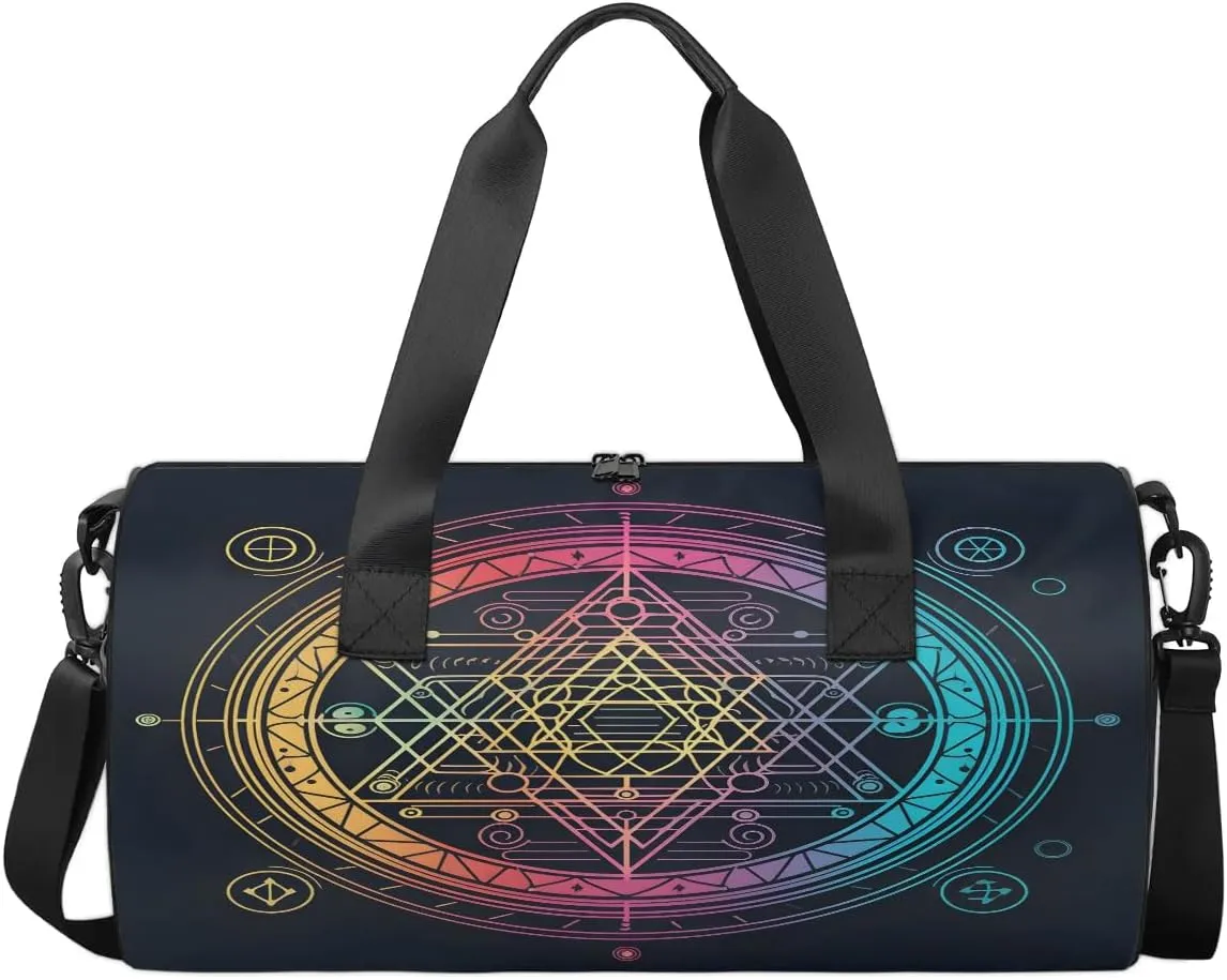 Magical Formation Dance Bags Weekender Bags Sport Duffel Bag Carry on Overnight Bag for Men Women