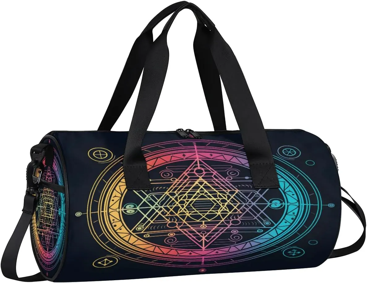 Magical Formation Dance Bags Weekender Bags Sport Duffel Bag Carry on Overnight Bag for Men Women