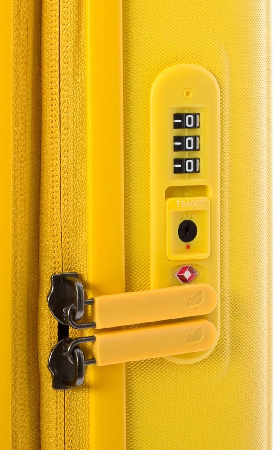 Mandarina Duck Logoduck Suitcase and Rolling Suitcase, 40 x 55 x 20/23 (L x H x W), Duck Yellow