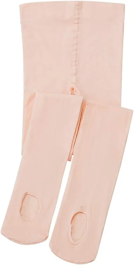 MANZI 1-3 Pairs Women's Girl's Dance Tights Convertible Transition Ballet Tights 40D