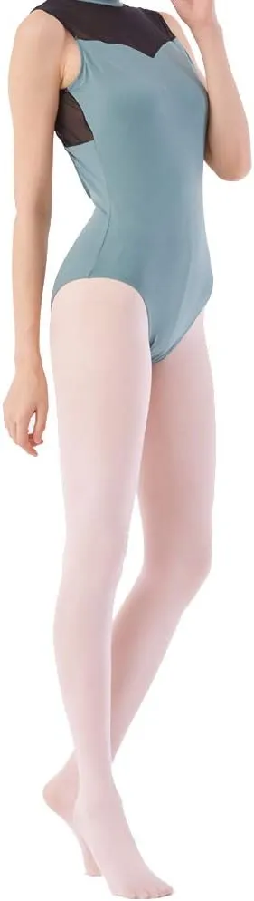MANZI 1-3 Pairs Women's Girl's Dance Tights Convertible Transition Ballet Tights 40D