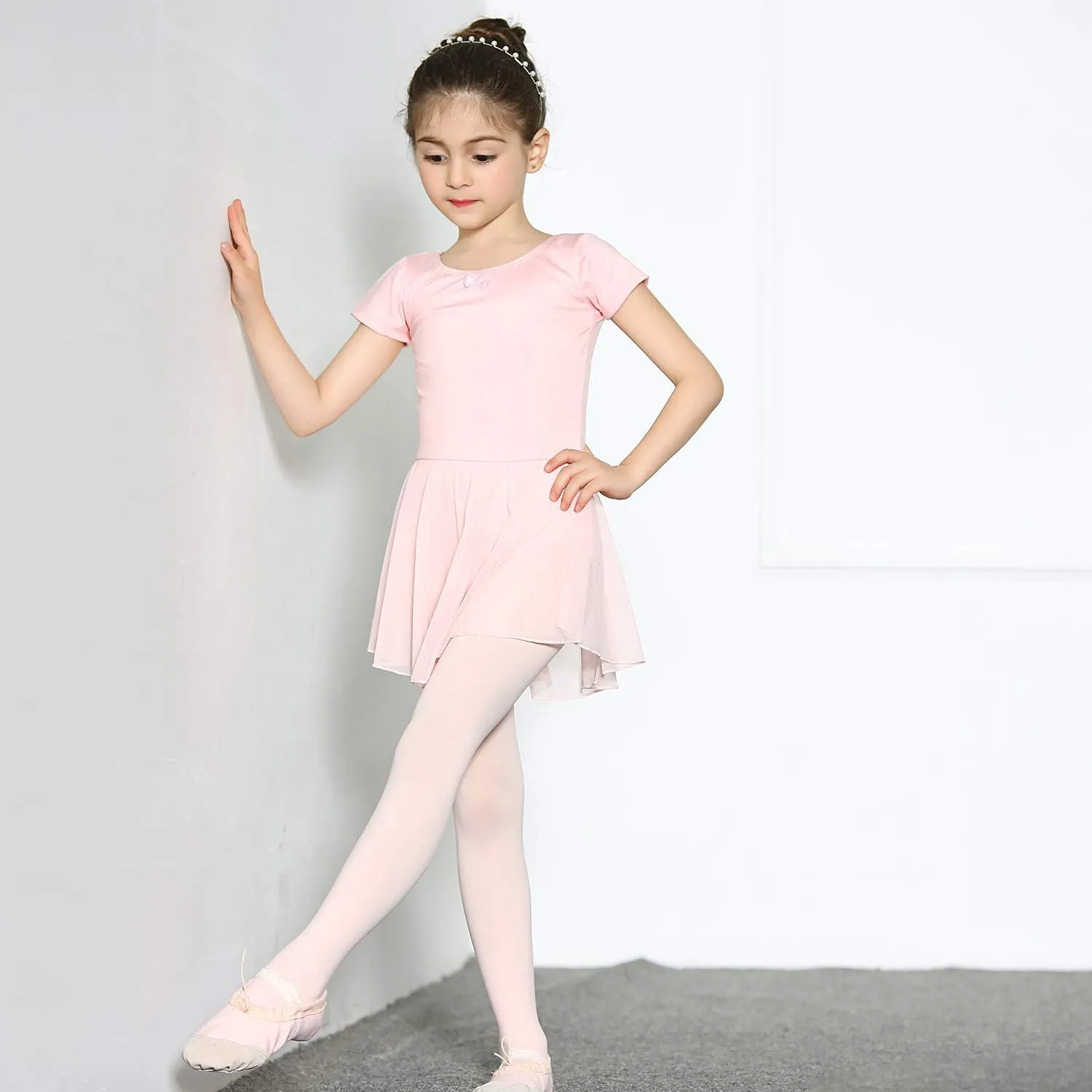 MANZI 1-3 Pairs Women's Girl's Dance Tights Convertible Transition Ballet Tights 40D
