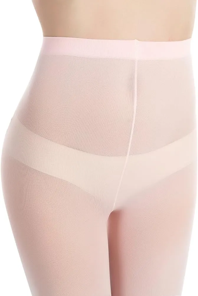 MANZI 1-3 Pairs Women's Girl's Dance Tights Convertible Transition Ballet Tights 40D