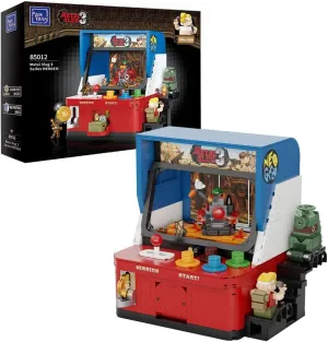 Metal Slug Arcade Game Kit - Retro 1980s Cabinet Arcade Machine Set for Adults and Teens, Creative Metal Slug 3 Building Blocks Set with Joystick & Interactive Features