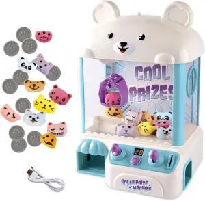 MindWare Polar Bear Prize Machine Crane Game - Electronic Arcade Game Machine for Ages 3 and Up