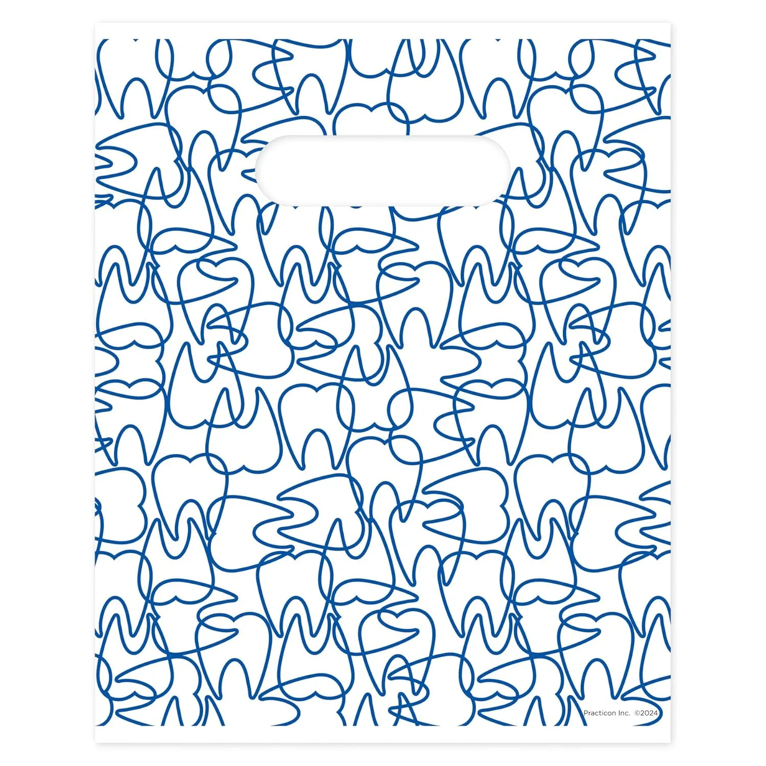 Molar Mix-Up Dental Giveaway Bags, 8" x 10", 100 Pack