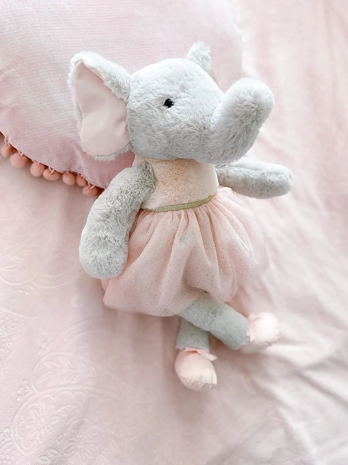 MON AMI Emma The Elephant Stuffed Animal - 17", Soft Plush Animal Doll, Use as Toy or Room Decor, Great Gift for Kids of All Ages