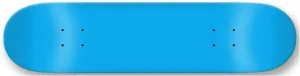 Moose Blank Skateboard Deck, Neon Blue, 8-Inch