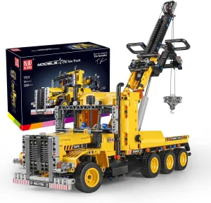 Mould King 17011 Heavy-Duty Tow Truck Building Toy Set, Technology MOC Road Trailers Building Gift Toys for Kids Age 8  (1,250 Pieces)
