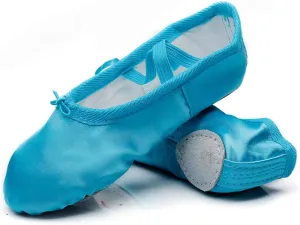 MSMAX Girls Ballet Shoes Toddler Costume Dancing Flats for Kids (Toddler/Little Kid/Big Kid)
