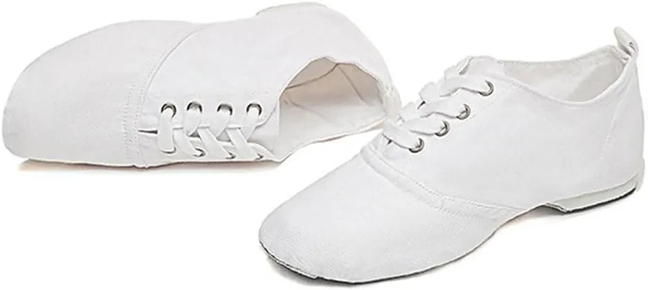 MSMAX Jazz Boots for Girls Lace-up Dancing Sneakers for Boys