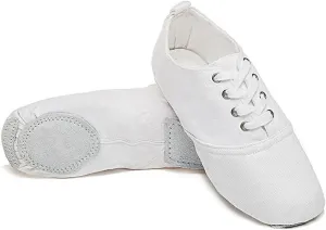MSMAX Jazz Boots for Girls Lace-up Dancing Sneakers for Boys