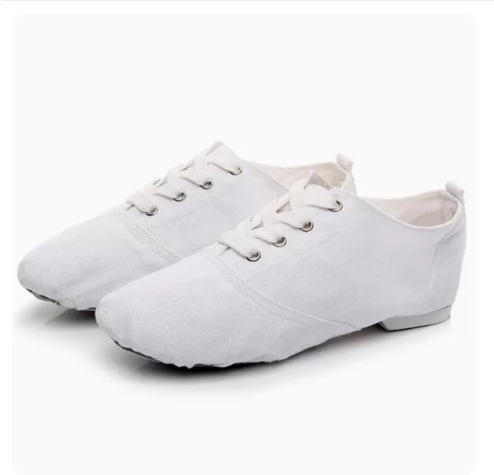 MSMAX Jazz Boots for Girls Lace-up Dancing Sneakers for Boys