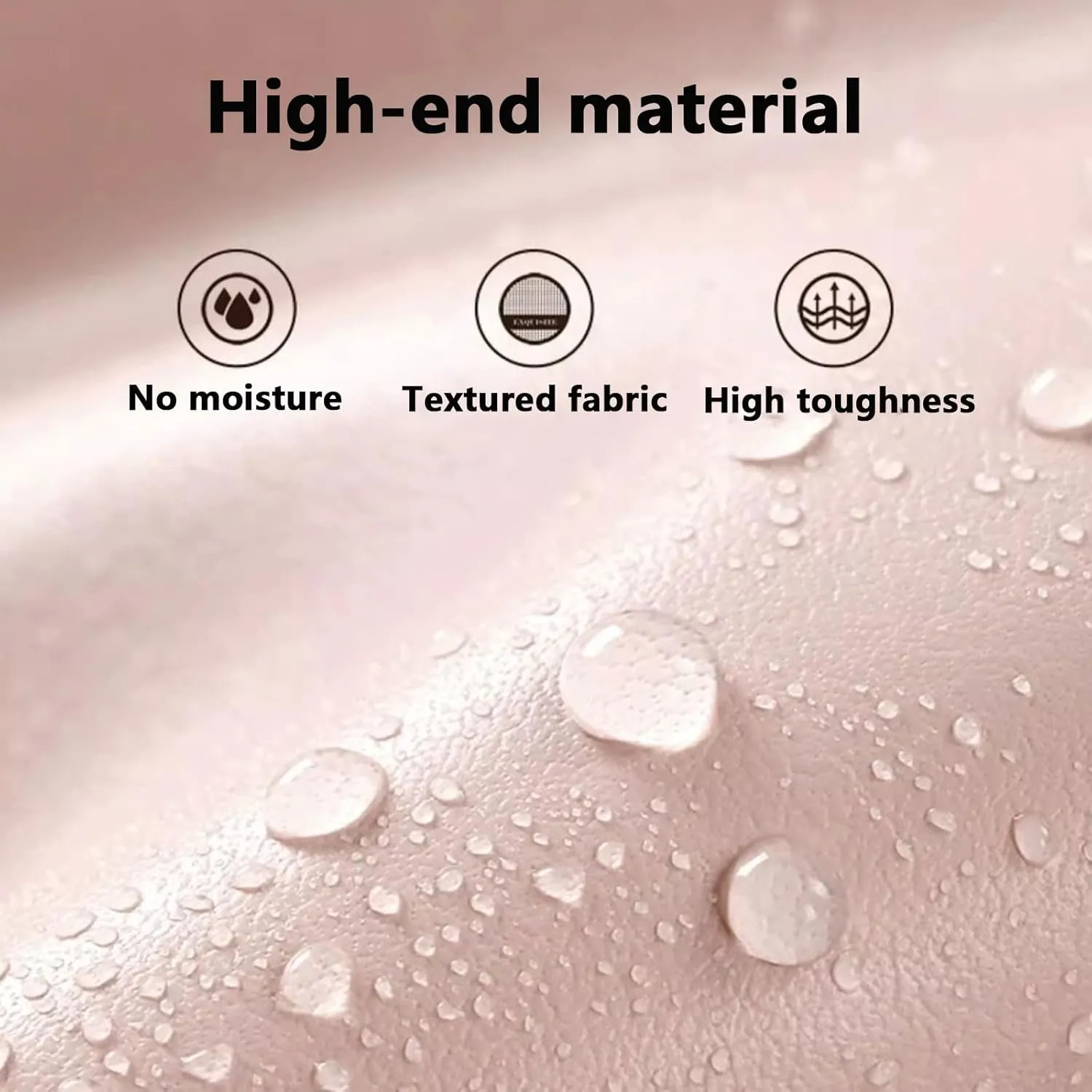 Multi-compartment Toiletry Cosmetics Bag, Multi Compartment Toiletry Travel Makeup Bag, Multi Compartment Toiletry Bag for Women, PU Leather Large Capacity & Portable (Beige)
