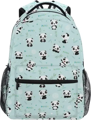 Nander Backpack Travel Cute Cartoon Panda School Bookbags Shoulder Laptop Daypack College Bag for Womens Mens Boys Girls…