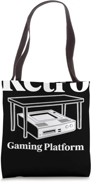 Nostalgic Gaming Platform Retro Gamer Tote Bag