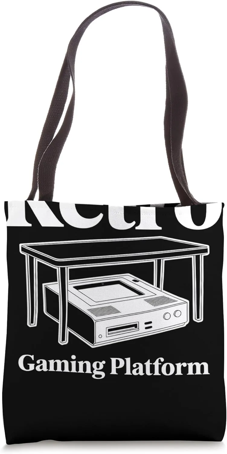 Nostalgic Gaming Platform Retro Gamer Tote Bag