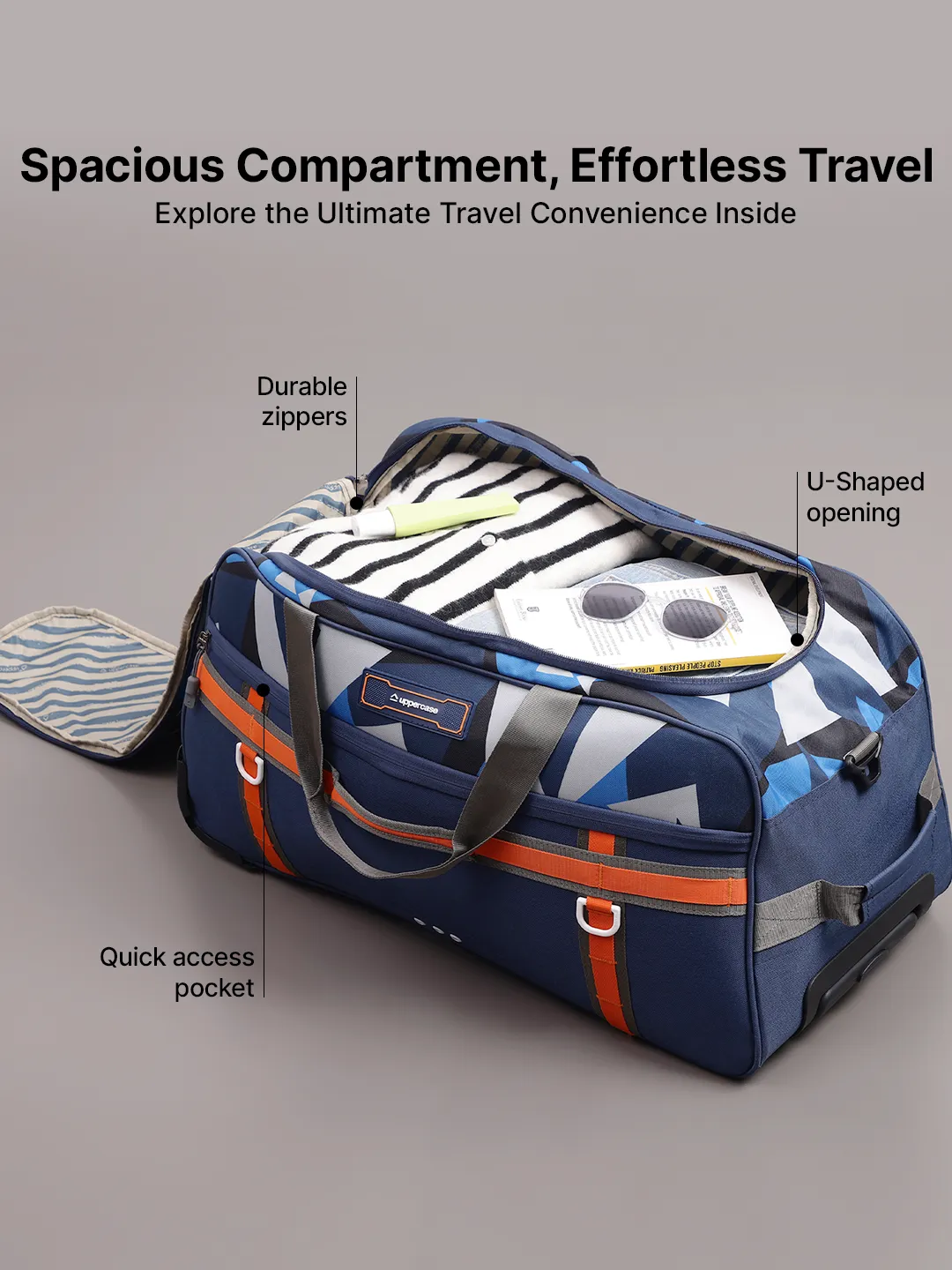 Nova Blue Large Duffle