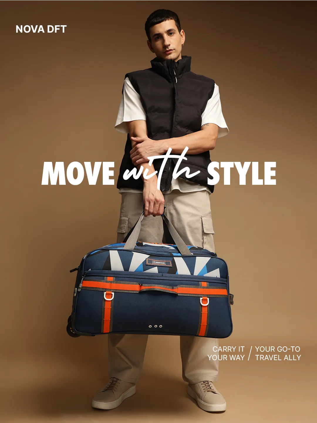 Nova Blue Large Duffle