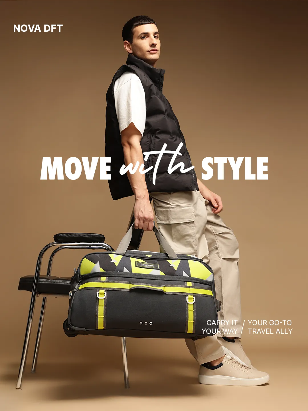 Nova Green Large Duffle