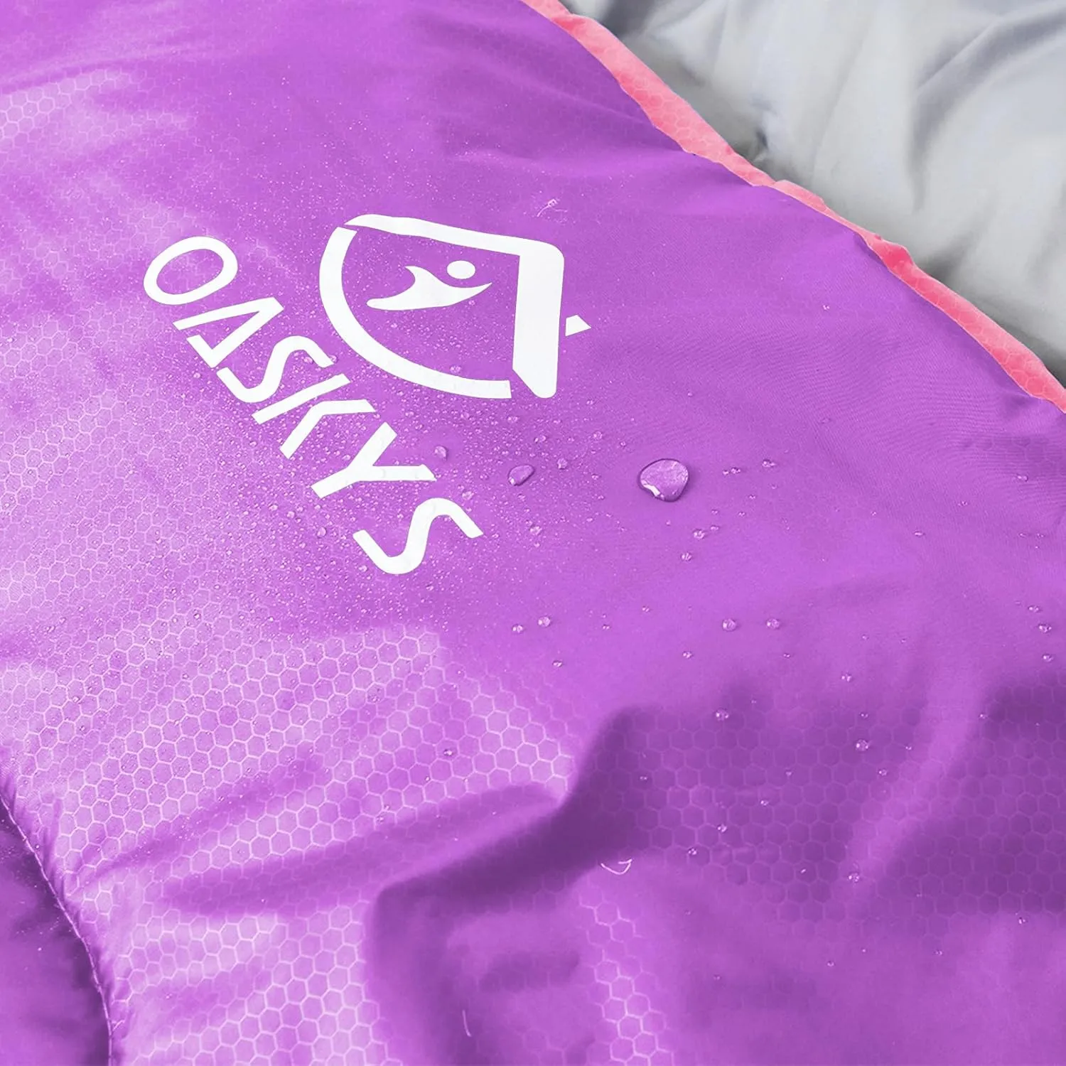 oaskys Camping Sleeping Bag - 3 Season Warm & Cool Weather - Summer Spring Fall Lightweight Waterproof for Adults Kids - Camping Gear Equipment, Traveling, and Outdoors