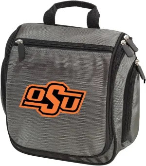Oklahoma State Toiletry Bags or OSU Cowboys Shaving Kit for Men - HANGABLE Travel Bag