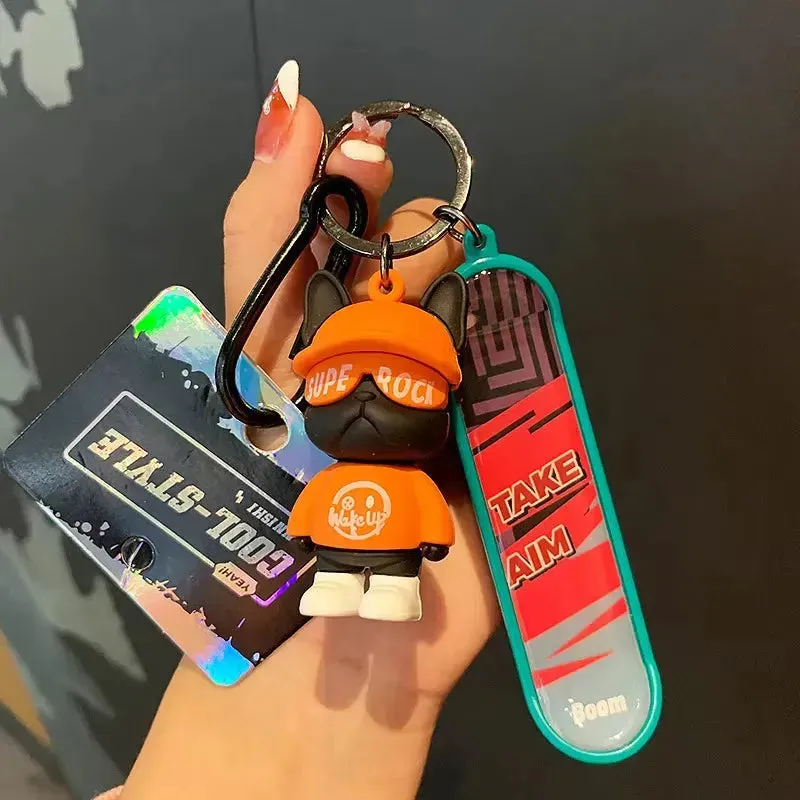 Ollie Bear Skater Buddy Keychain