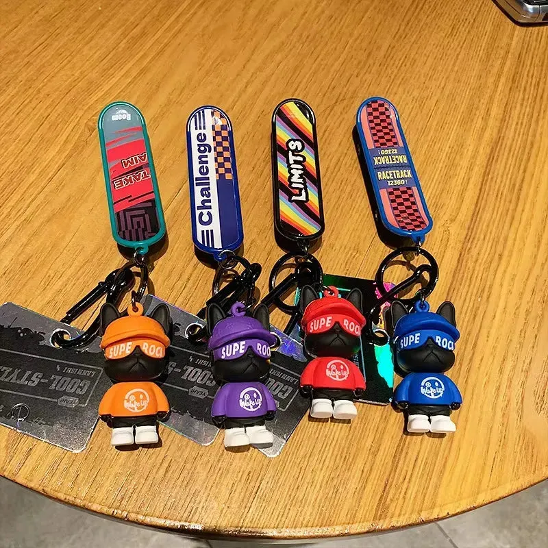 Ollie Bear Skater Buddy Keychain