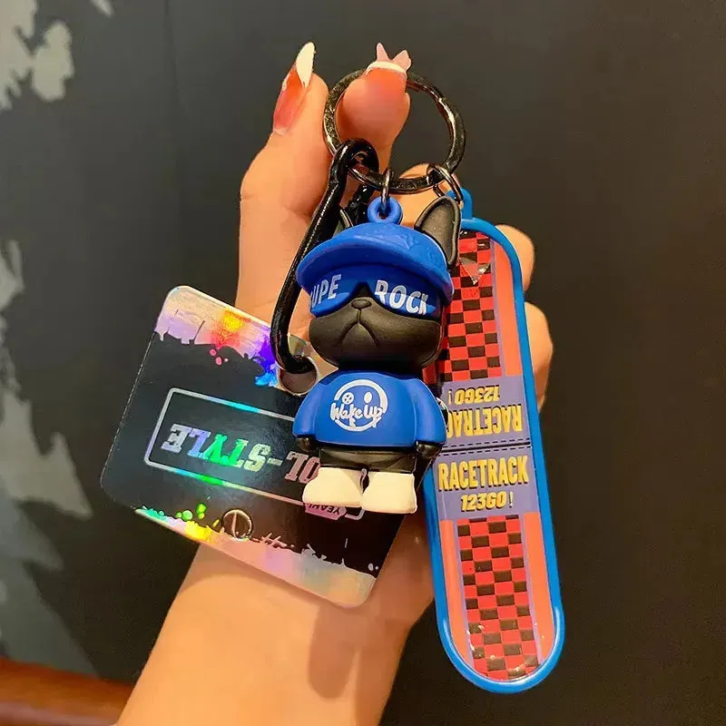 Ollie Bear Skater Buddy Keychain